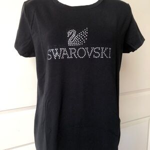 Swarovski T Shirt Black